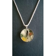 Gemstone Energy Pendant - Self Esteem, Love, Protection and Tranquility.  Reference No. A7